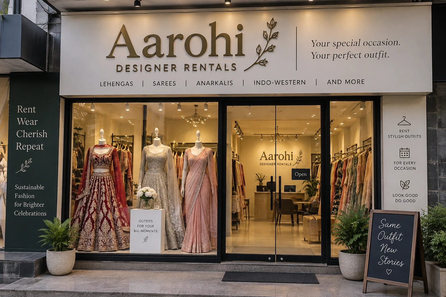 Aarohi Designer Rentals storefront