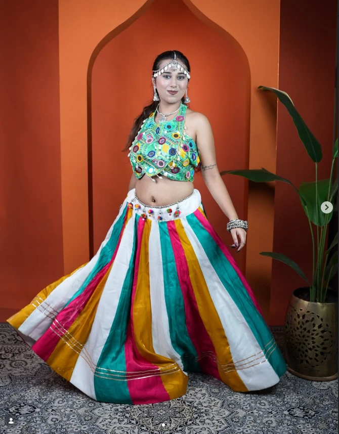 Rang Leela Multicolour Halter-Neck