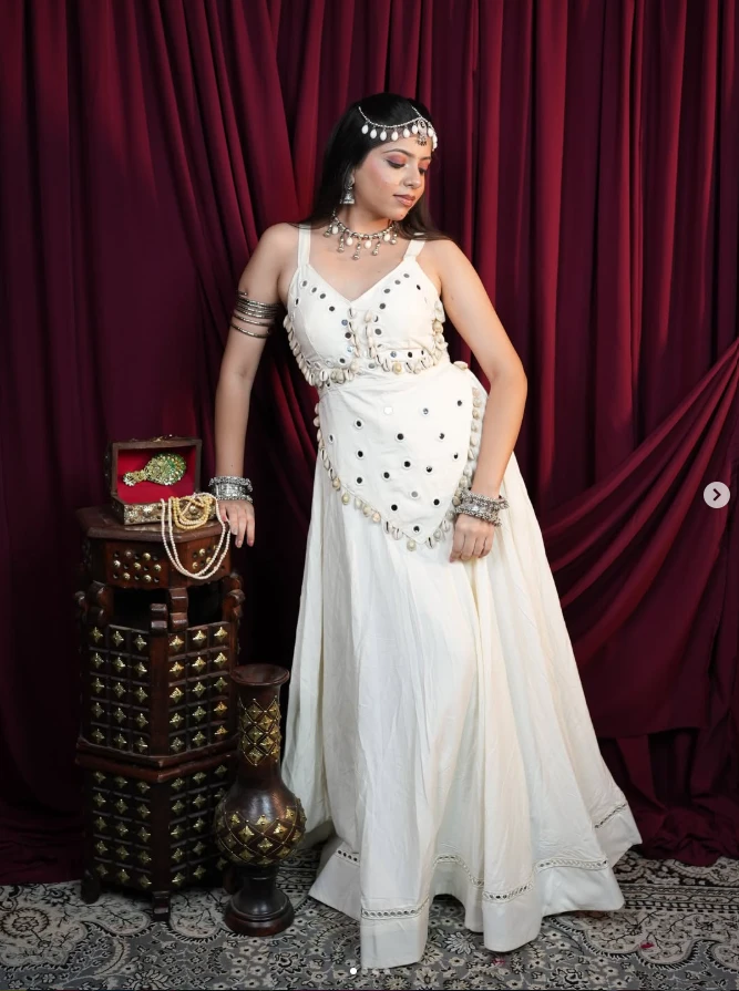 Ivory Raas Chaniya Choli Set