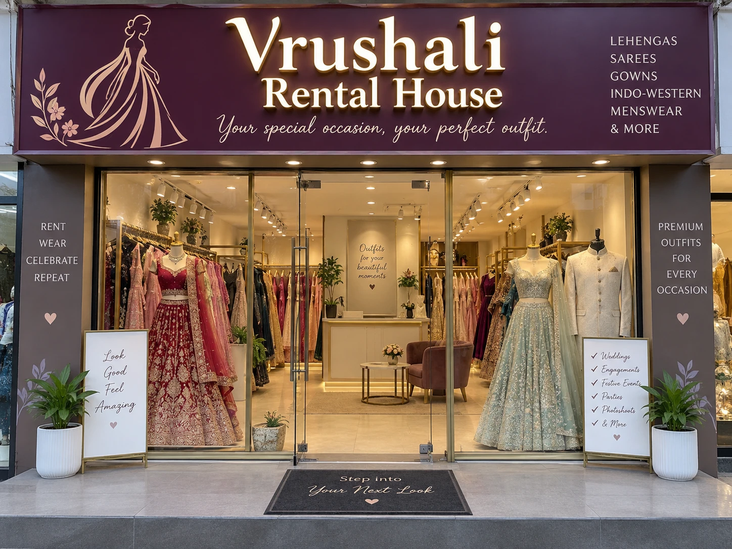 Vrushali Rental House storefront